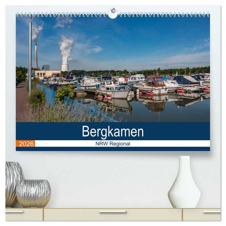 Produktbild: Bergkamen NRW Regional (hochwertiger Premium Wandkalender 2026 DIN A2 quer), Kunstdruck in Hochglanz
