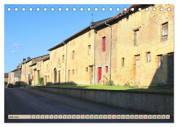 Produktbild: Marville - Renaissance-Dorf in Nordfrankreich (Tischkalender 2026 DIN A5 quer), CALVENDO Monatskalender