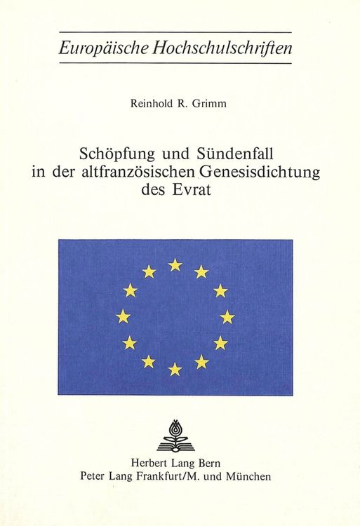 Produktbild: Sch&ouml;pfung und S&uuml;ndenfall in der altfranz&ouml;sischen Genesisdichtung des Evrat