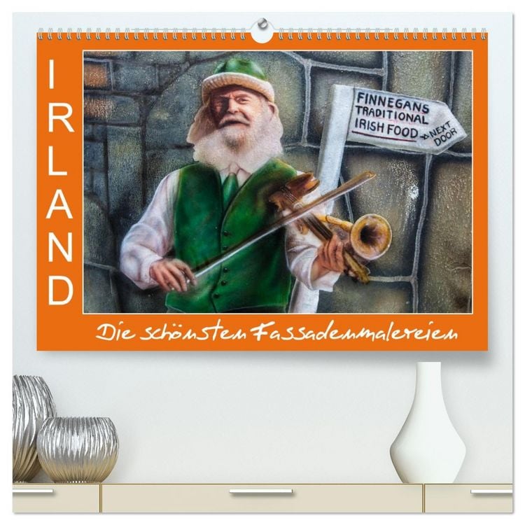 Produktbild: IRLAND - Die sch&ouml;nsten Fassadenmalereien (hochwertiger Premium Wandkalender 2026 DIN A2 quer), Kunstdruck in Hochglanz