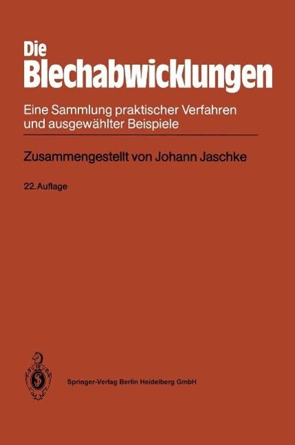 Produktbild: Die Blechabwicklungen