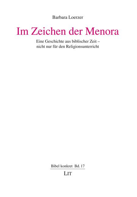 Produktbild: Loerzer, B: Im Zeichen der Menora