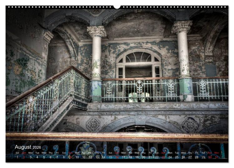 Produktbild: Lost Places HDR Beelitz II (High Quality Premium Wall Calendar 2026 DIN A2 landscape),CALVENDO 12 Month Wall Calendar