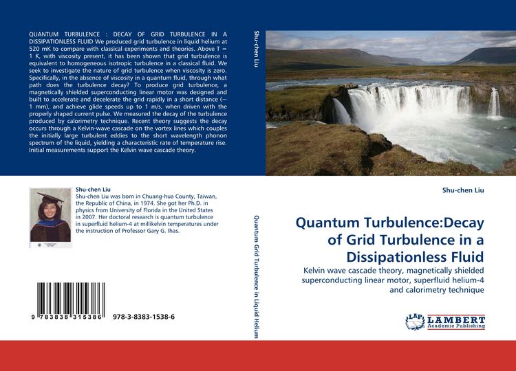 Produktbild: Quantum Turbulence:Decay of Grid Turbulence in a Dissipationless Fluid