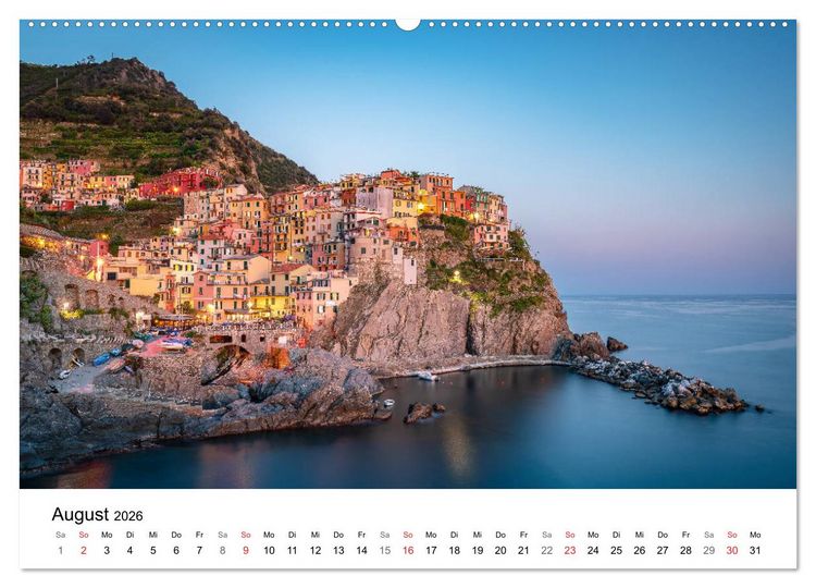 Produktbild: Europa im sch&ouml;nsten Licht (Wandkalender 2026 DIN A2 quer), CALVENDO Monatskalender