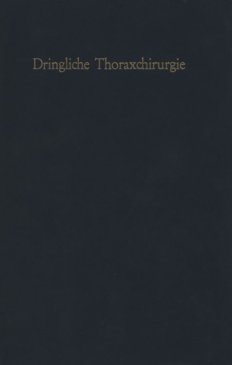 Produktbild: Dringliche Thoraxchirurgie