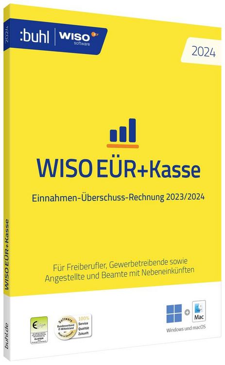 Produktbild: WISO E&Uuml;R+Kasse 2024