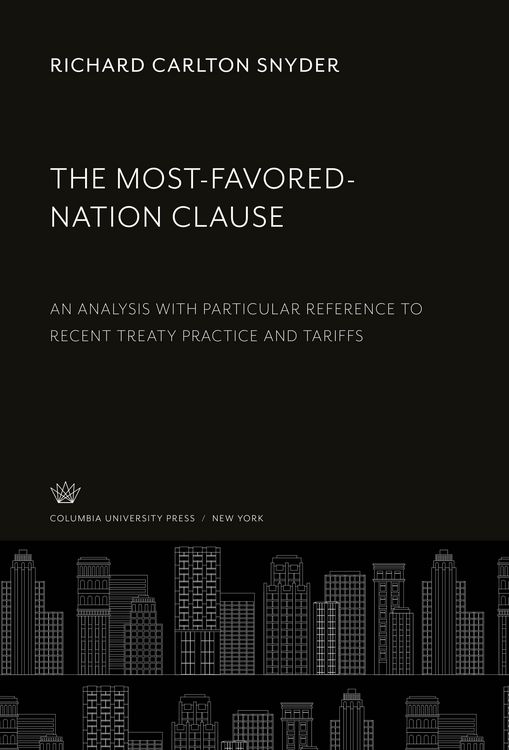Produktbild: The Most-Favored-Nation Clause
