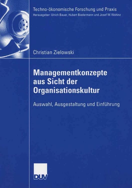 Produktbild: Managementkonzepte aus Sicht der Organisationskultur
