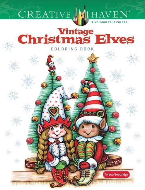Produktbild: Creative Haven Vintage Christmas Elves Coloring Book