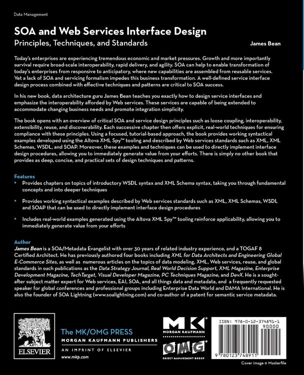 Produktbild: SOA and Web Services Interface Design