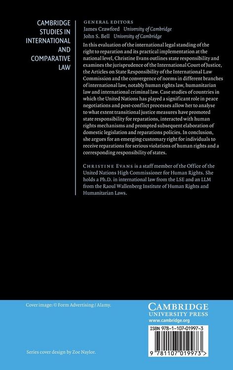 Produktbild: The Right to Reparation in International Law for Victims of Armed Conflict