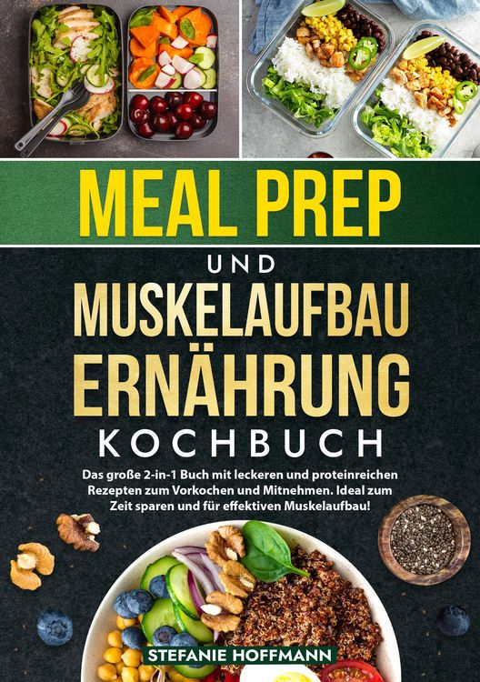 Produktbild: Meal Prep und Muskelaufbau Ern&auml;hrung Kochbuch