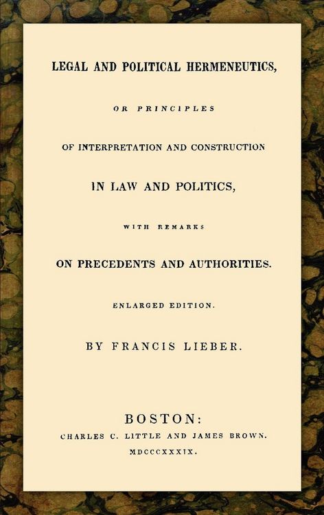 Produktbild: Legal and Political Hermeneutics