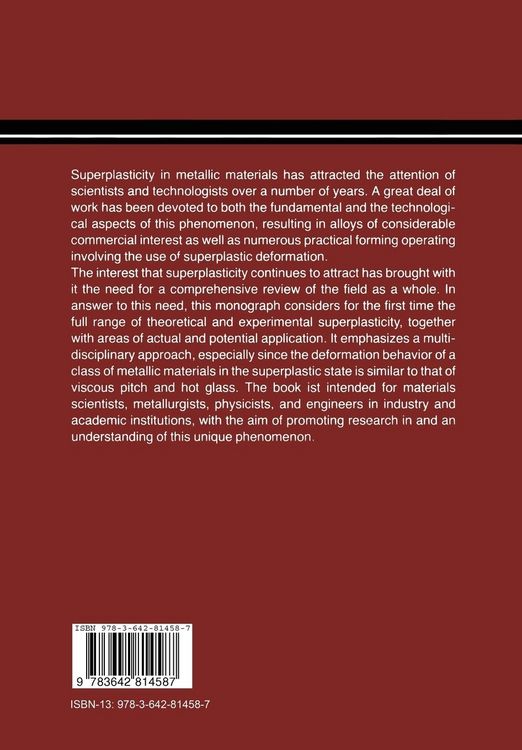 Produktbild: Superplasticity