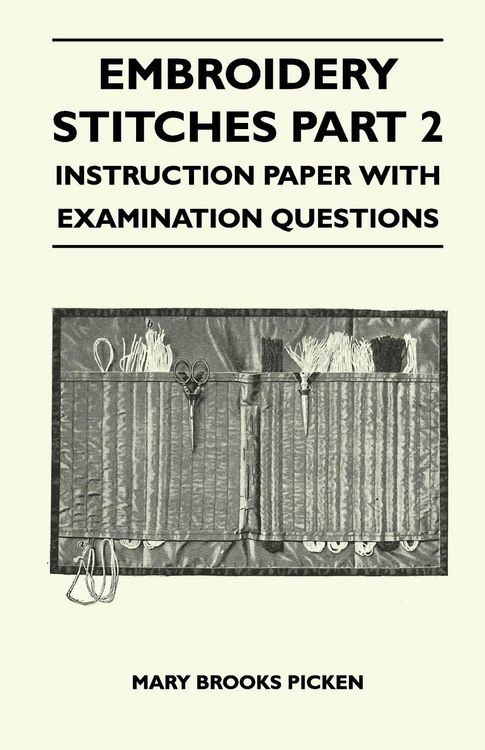Produktbild: Embroidery Stitches Part 2 - Instruction Paper With Examination Questions