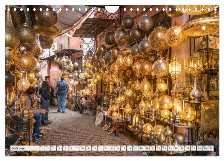 Produktbild: Marokko - Marrakesch (Wandkalender 2026 DIN A4 quer), CALVENDO Monatskalender