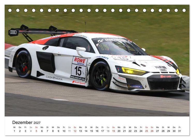 Produktbild: Die Vier Ringe im Motorsport (Tischkalender 2027 DIN A5 quer), CALVENDO Monatskalender
