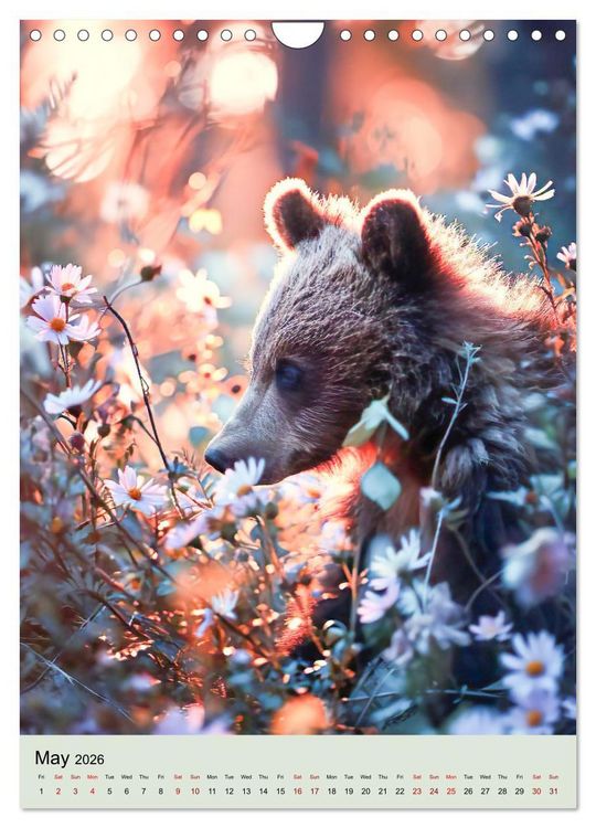 Produktbild: Baby Wildlife (Wall Calendar 2026 DIN A4 portrait), CALVENDO 12 Month Wall Calendar