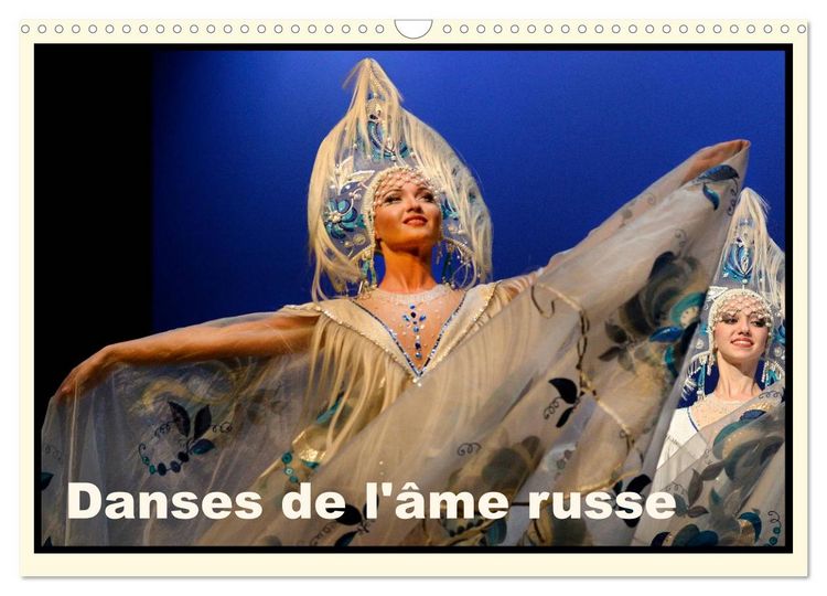Produktbild: Danses de l'&acirc;me russe (Calendrier mural 2026 DIN A3 vertical), CALVENDO calendrier mensuel