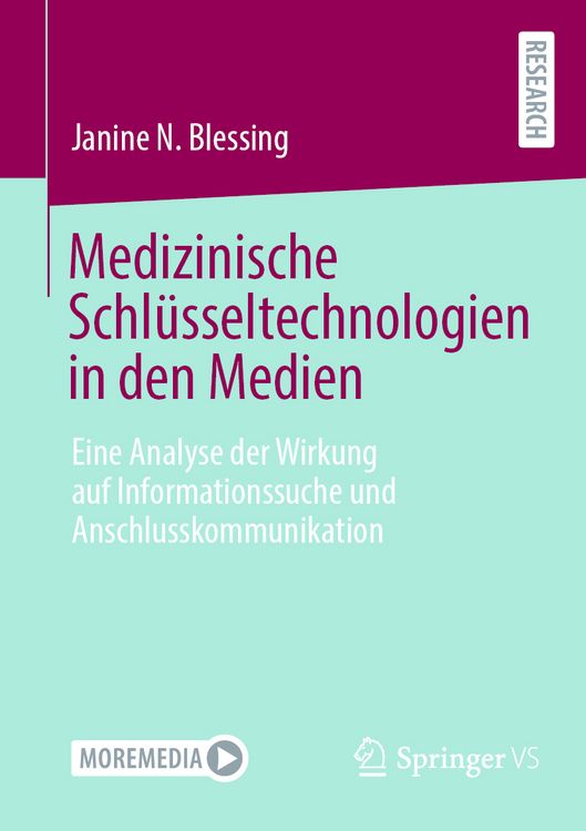 Produktbild: Medizinische Schl&uuml;sseltechnologien in den Medien
