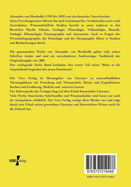 Produktbild: Gesammelte Werke von Alexander von Humboldt
