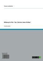 Produktbild: Bildung im Film "Der Club der toten Dichter"