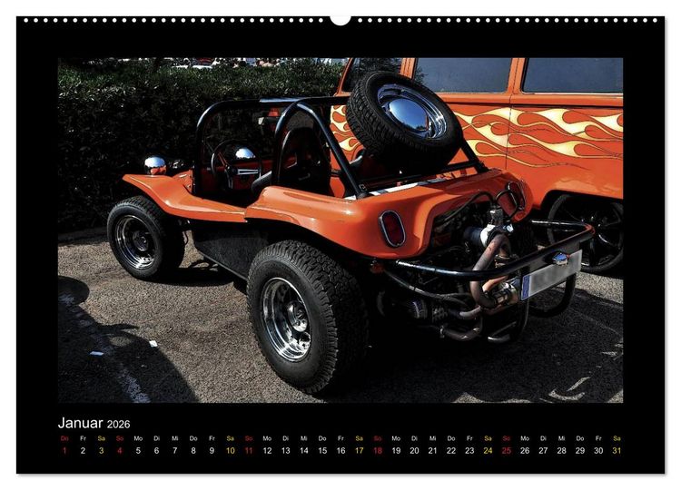 Produktbild: Buggys - die Kultautos der 80er (Wandkalender 2026 DIN A2 quer), CALVENDO Monatskalender