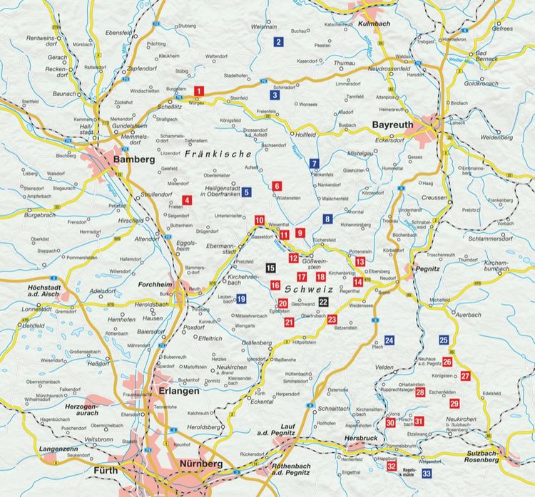 Produktbild: Vergessene Pfade Fränkische Schweiz