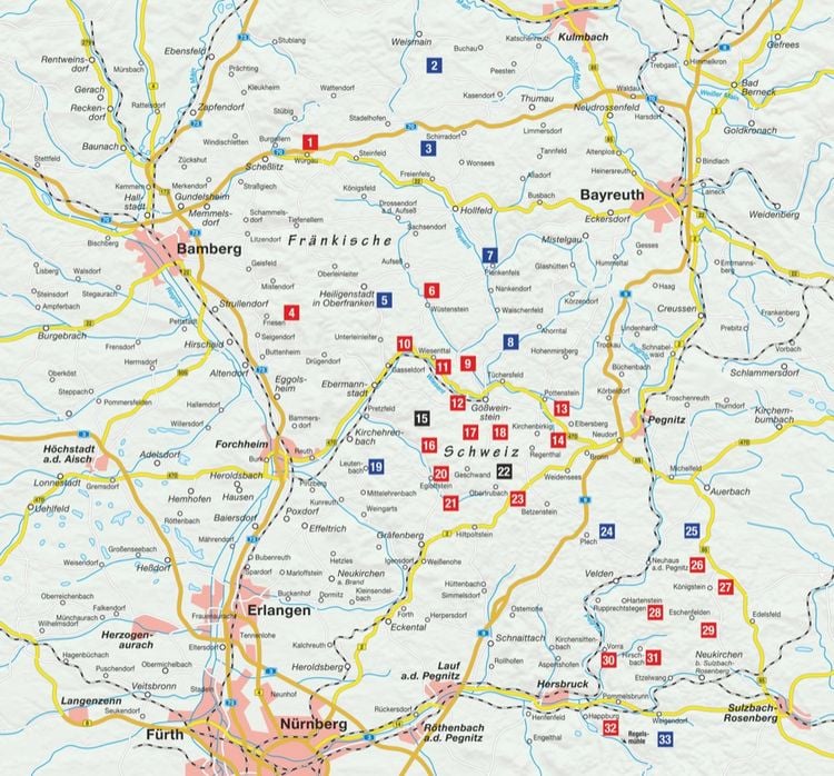 Produktbild: Vergessene Pfade Fr&auml;nkische Schweiz