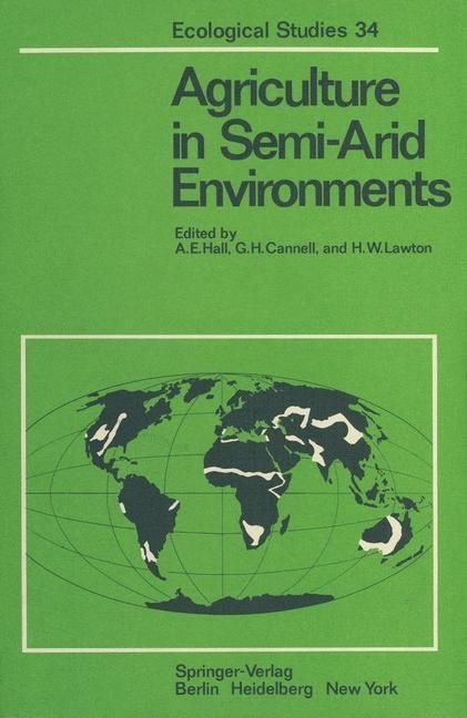 Produktbild: Agriculture in Semi-Arid Environments