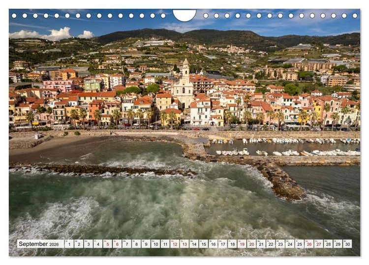 Produktbild: Die Italienische Riviera - Ligurien (Wandkalender 2026 DIN A4 quer), CALVENDO Monatskalender