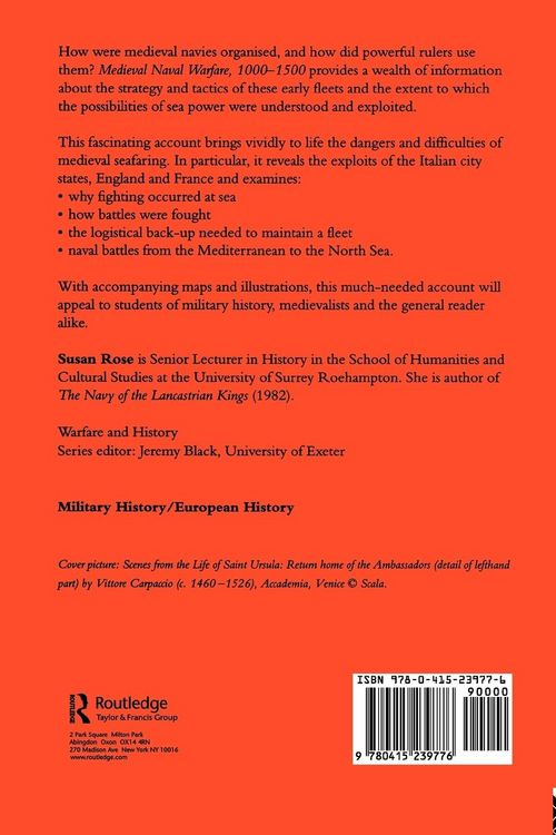 Produktbild: Medieval Naval Warfare 1000-1500