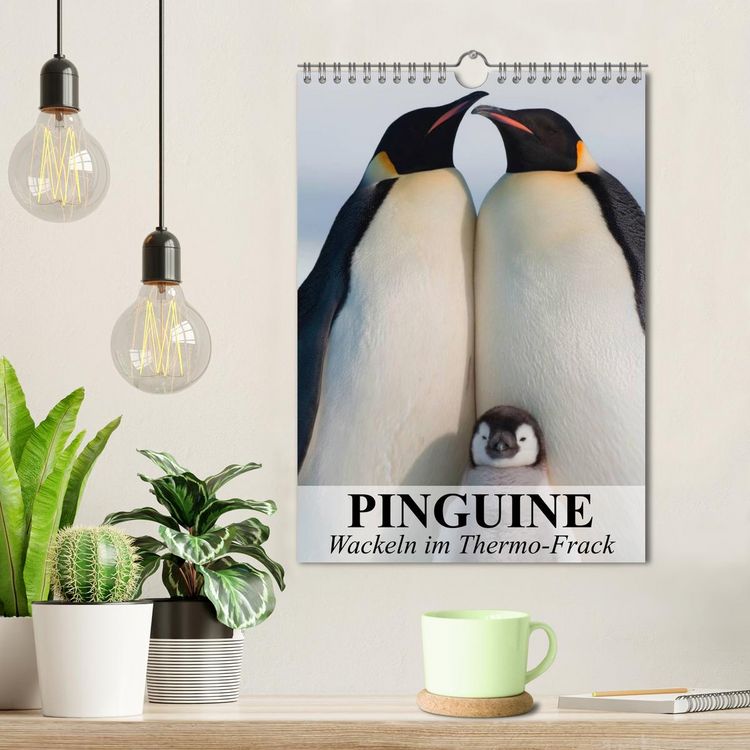 Produktbild: Pinguine - Wackeln im Thermo-Frack (Wandkalender 2026 DIN A4 hoch), CALVENDO Monatskalender