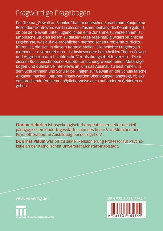 Produktbild: Fragw&uuml;rdige Frageb&ouml;gen