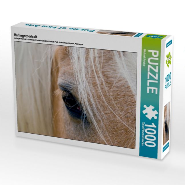 Produktbild: CALVENDO Puzzle Haflingerportrait | 1000 Teile Lege-Gr&ouml;&szlig;e 64x48cm Foto-Puzzle f&uuml;r gl&uuml;ckliche Stunden