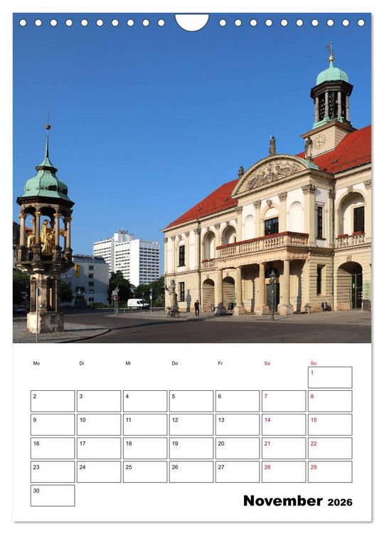 Produktbild: Magdeburger Ansichten (Wandkalender 2026 DIN A4 hoch), CALVENDO Monatskalender
