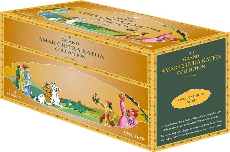 Produktbild: Grand Amar Chitra Katha Collection - Boxset of 12 books (long form chapter books)