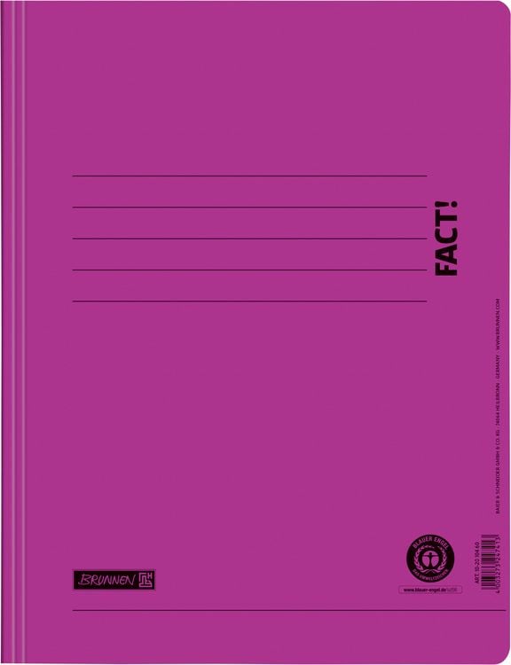 Produktbild: Brunnen Schnellhefter FACT! pink