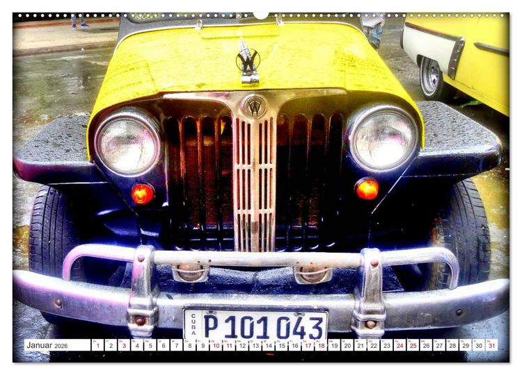Produktbild: Best of Jeepster - Das Cabrio von Willys-Overland (hochwertiger Premium Wandkalender 2026 DIN A2 quer), Kunstdruck in Hochglanz