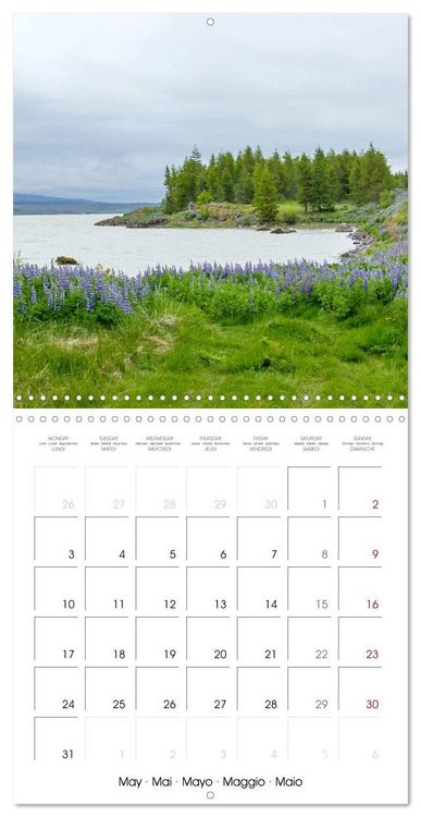 Produktbild: COLOURS OF ICELAND (Wall Calendar 2027 12 &times; 12 Inch) CALVENDO 12 Month Wall Calendar