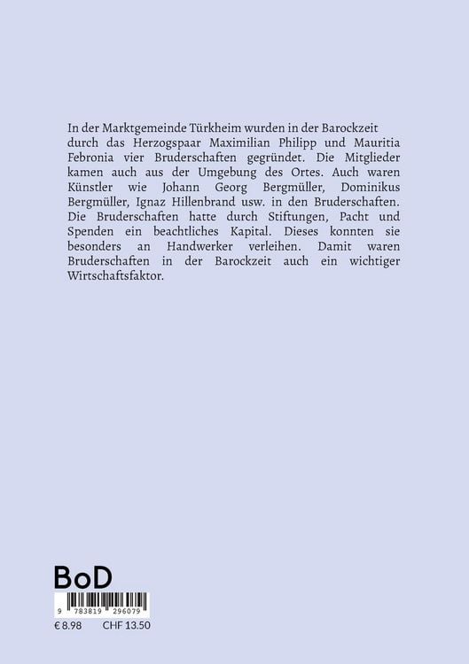 Produktbild: Die Bruderschaften in T&uuml;rkheim