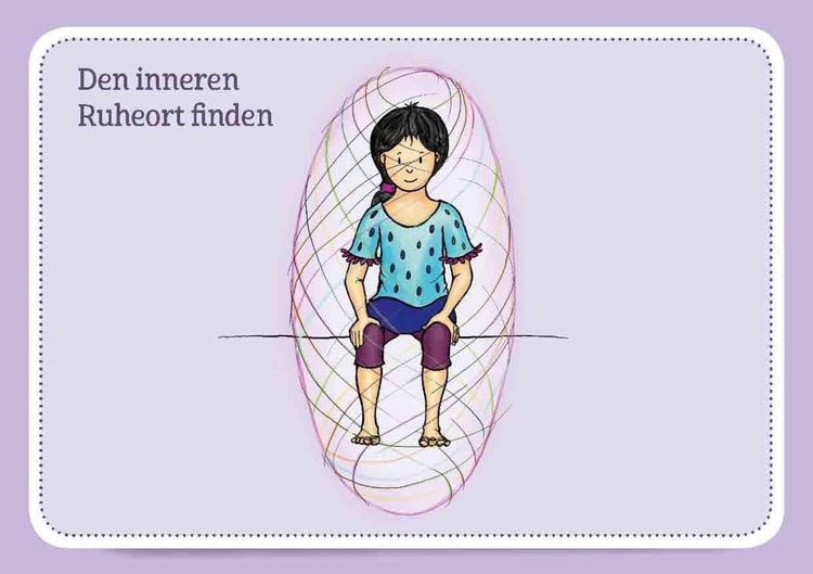Produktbild: Achtsamkeitsübungen für entspanntes Lernen. 30 Bildkarten für Kinder