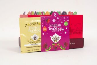 Produktbild: ETS - Tee Adventskalender "Christmas Countdown" rot, BIO, 25 Teebeutel