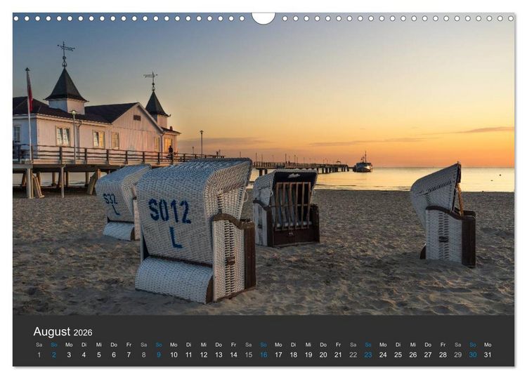 Produktbild: Usedom-Fotografie.de (Wandkalender 2026 DIN A3 quer), CALVENDO Monatskalender