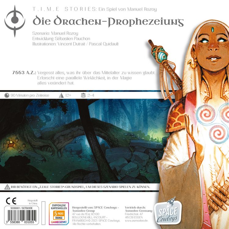 Produktbild: T.I.M.E Stories Szenario - Die Drachen-Prophezeiung (Spiel-Zubeh&ouml;r)