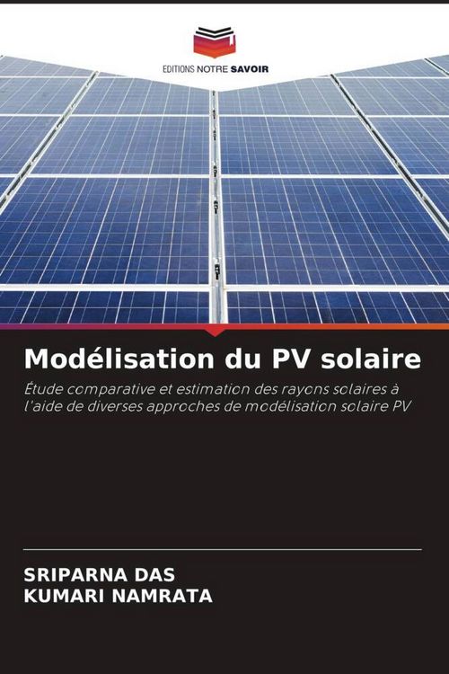 Produktbild: Mod&eacute;lisation du PV solaire