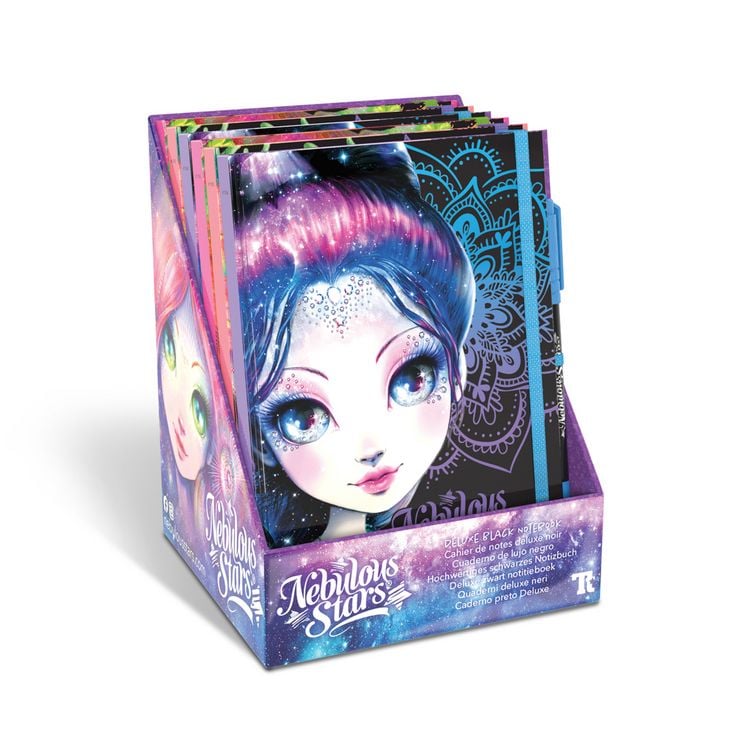 Produktbild: Nebulous Stars - Hochwertiges schwarzes Notizbuch