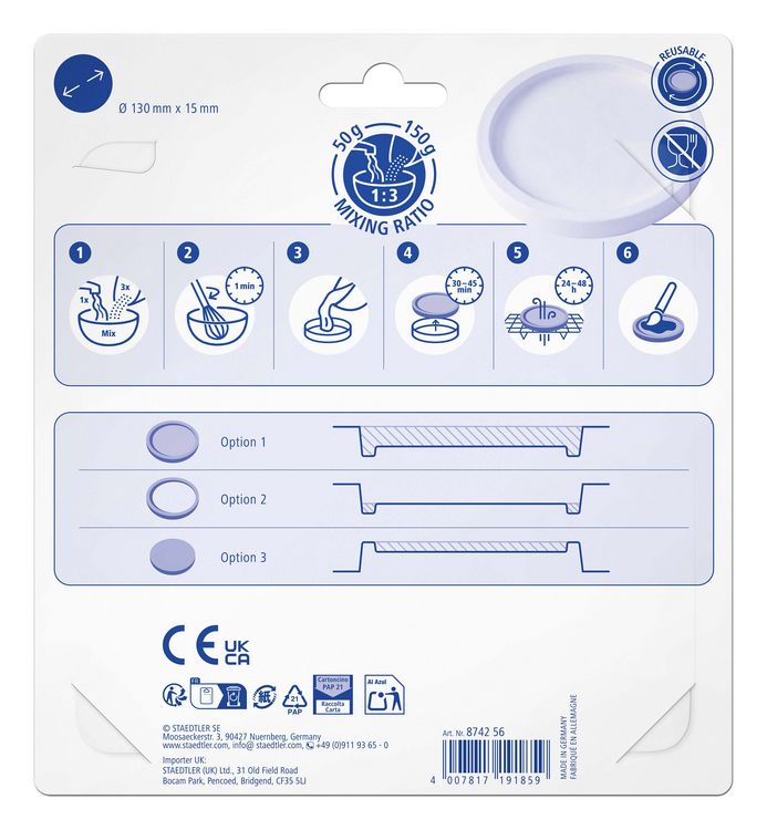 Produktbild: STAEDTLER FIMO Gie&szlig;form Schale kreis, 1 St&uuml;ck