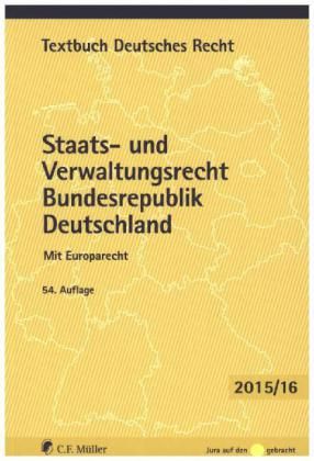 Produktbild: Staats- und Verwaltungsrecht Bundesrepublik Deutschland